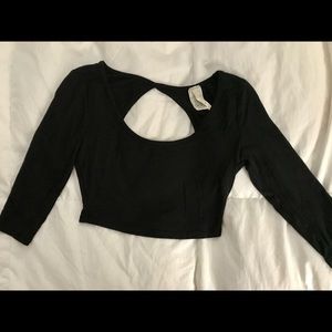 Super Cute Black Crop Top🖤